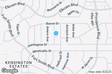 Map image of the property - 1791 Oakgrove Ave