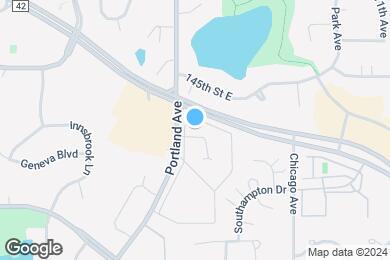 Map image of the property - The Woods of Burnsville Apartments