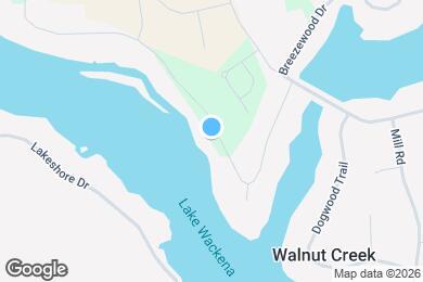 Map image of the property - 510 Walnut Creek Dr