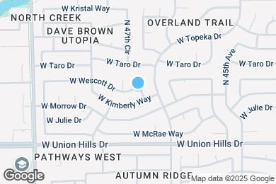 Map image of the property - 4725 W Wescott Dr