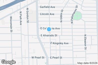Map image of the property - 1045 Bradford St