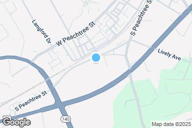 Map image of the property - 659 S Peachtree St