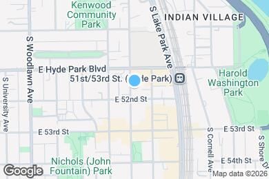 Map image of the property - 5131 S Blackstone Ave
