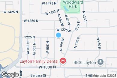 Map image of the property - 129 W 1225 N