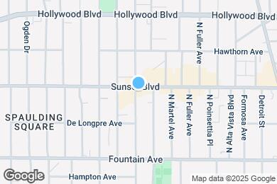 Map image of the property - 7424 1/2 Sunset Blvd