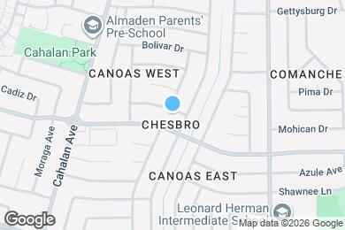 Map image of the property - 746 El Sombroso Dr