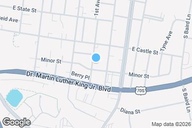Map image of the property - 421 1st Ave