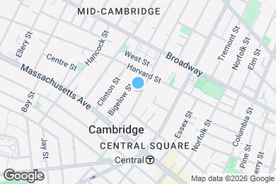 Map image of the property - 33 Inman St