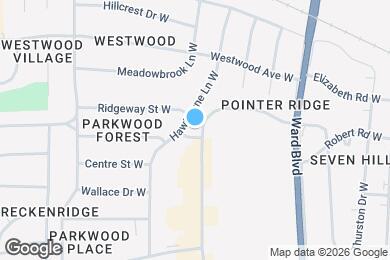 Map image of the property - 100 Plaza Dr W