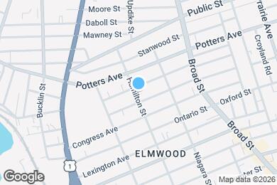 Map image of the property - 74 Hamilton St