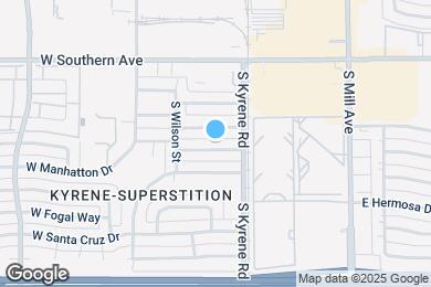Map image of the property - 334 W La Jolla Dr