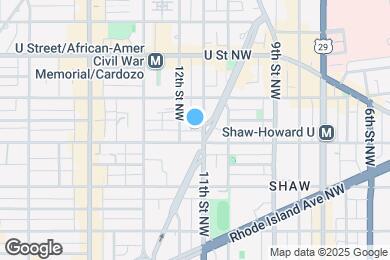Map image of the property - 1802 11th St NW