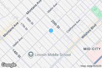 Map image of the property - 1020 19th St