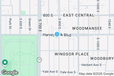 Map image of the property - 780 E 900 S
