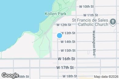 Map image of the property - 339 W 14th St