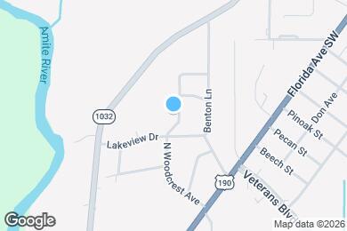 Map image of the property - 1351 N Woodcrest Ave