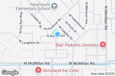 Map image of the property - 591 W Kingsley St