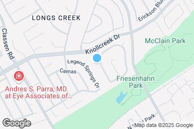 Map image of the property - 15447 Corian Creek Dr