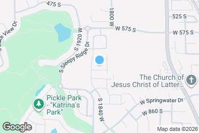 Map image of the property - 1816 W 720 S