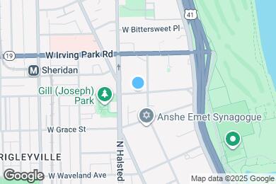 Map image of the property - 732 W Sheridan Rd