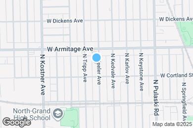 Map image of the property - 1928 N Keeler Ave