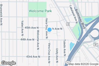 Map image of the property - 4440 Vera Cruz Ave N