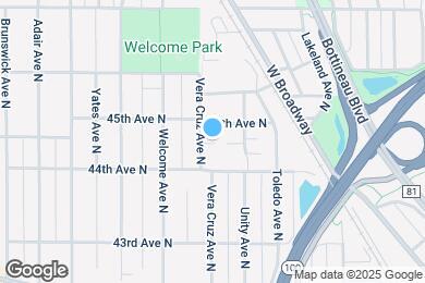 Map image of the property - 4442 Vera Cruz Ave N