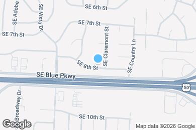 Map image of the property - 1220 SE 8th St