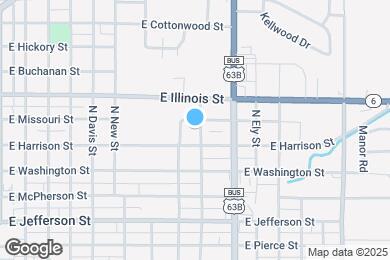 Map image of the property - 211 N Lincoln St