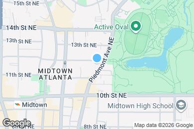 Map image of the property - 1072 Piedmont Ave NE