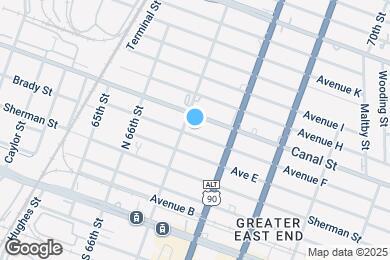 Map image of the property - 6707 Avenue F