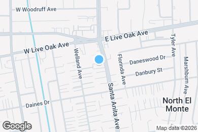 Map image of the property - 5561 Santa Anita Ave