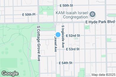 Map image of the property - 5205 S Drexel Ave
