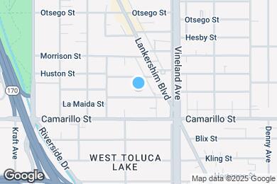Map image of the property - 11107 La Maida St