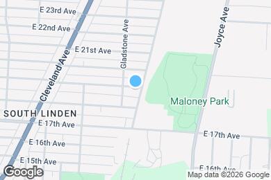 Map image of the property - 1437 E 19th Ave