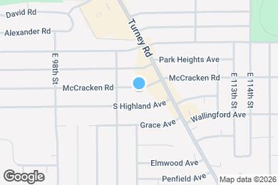 Map image of the property - 10604 McCracken Blvd