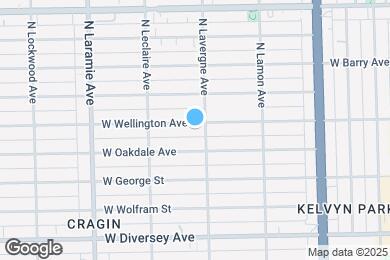 Map image of the property - 5009 W Wellington Ave