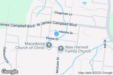 Map image of the property - 132 Elaine Dr