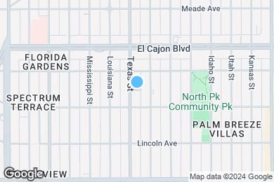 Map image of the property - 4141-4147 Texas St