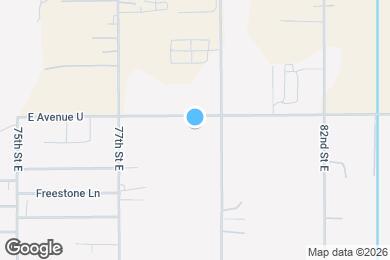 Map image of the property - 7806 E Avenue U