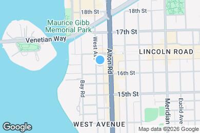 Map image of the property - 1615 West Ave