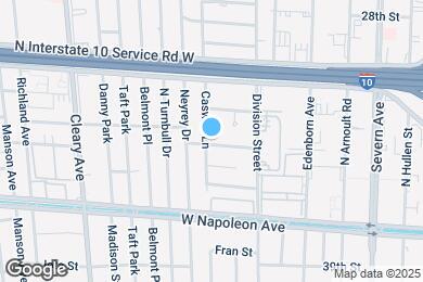 Map image of the property - 2401 Caswell Ln