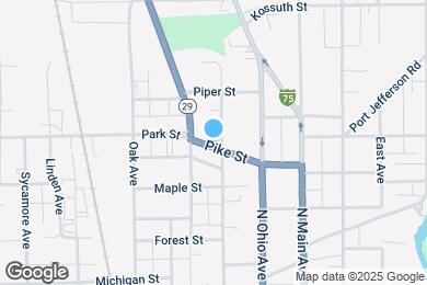 Map image of the property - 208 Pike St