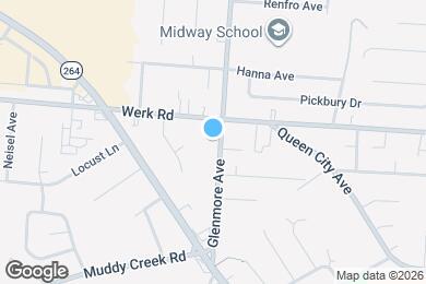 Map image of the property - 3085 Glenmore Ave