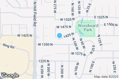 Map image of the property - 223 W 1425 N