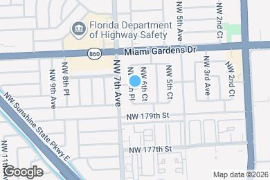 Map image of the property - 18011 NW 6th Pl