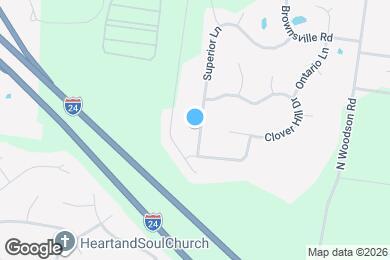 Map image of the property - 660 Superior Ln