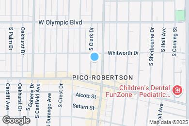Map image of the property - 1122 S Clark Dr