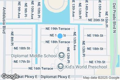 Map image of the property - 1125 NE 18th Terrace