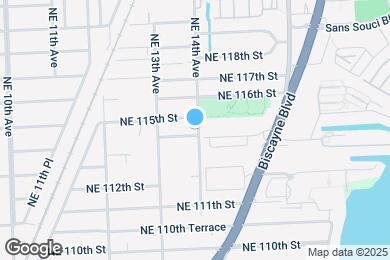 Map image of the property - 1371 NE 114th Ter